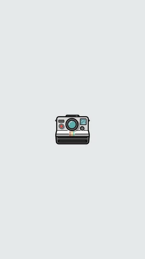 Polaroid Camera Illustration Wallpaper