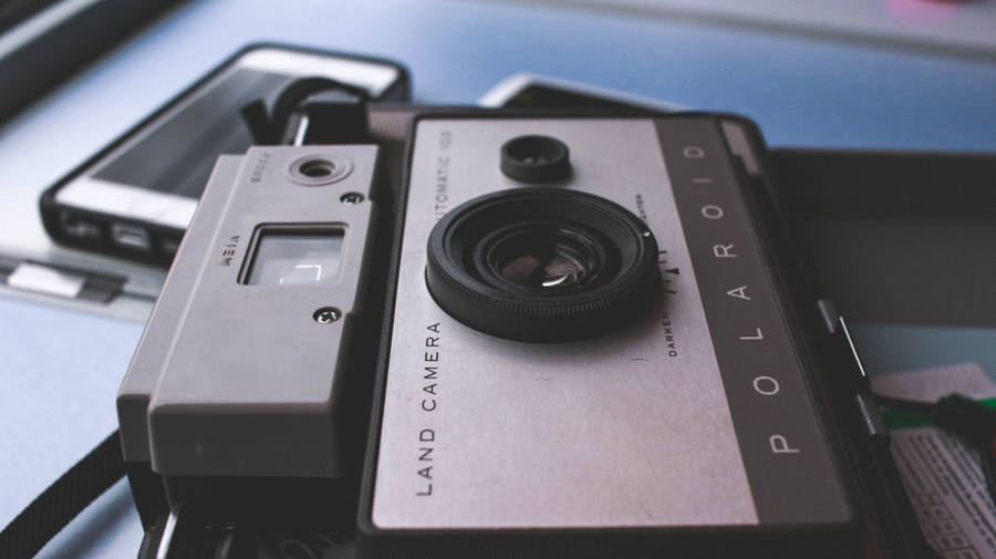 Polaroid Camera Vintage Aesthetic Pc Wallpaper