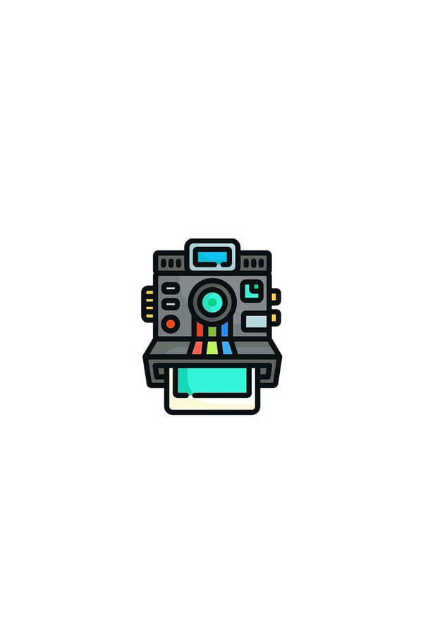 Polaroid Vector Art Wallpaper