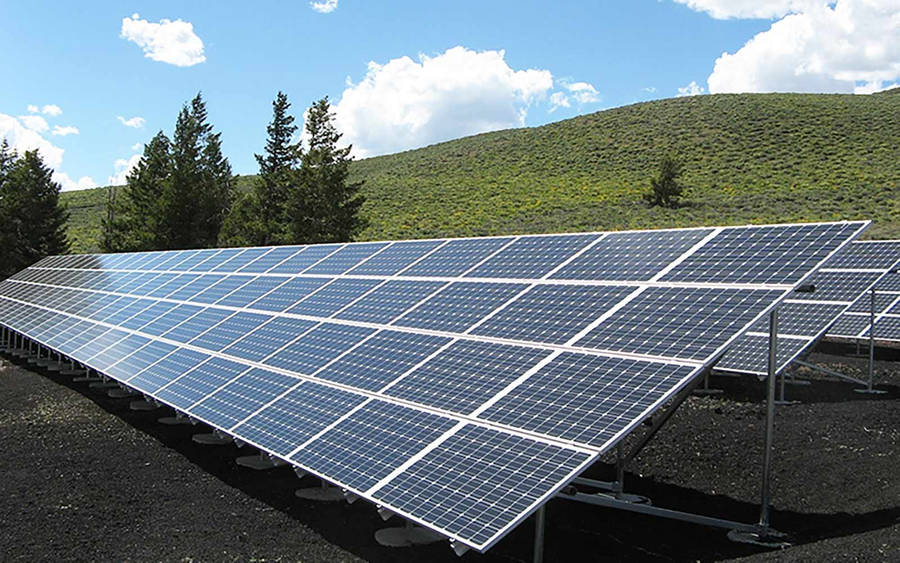 Pole Mount Nv Energy Photovoltaics Wallpaper