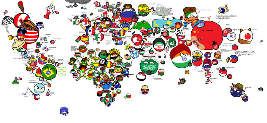 Politics Countryball Game Wallpaper