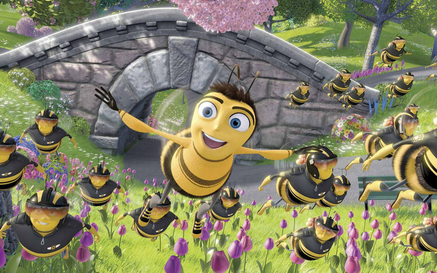 Pollen Power In Action From Bee Movie Wallpaper