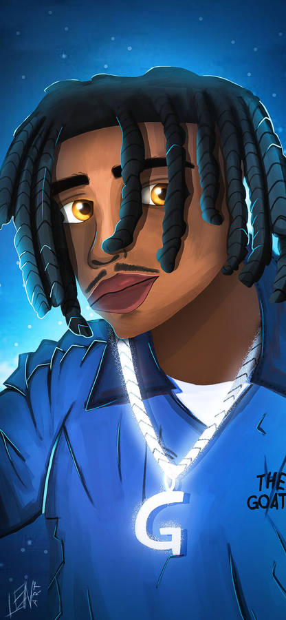 Polo G Animated Art Wallpaper