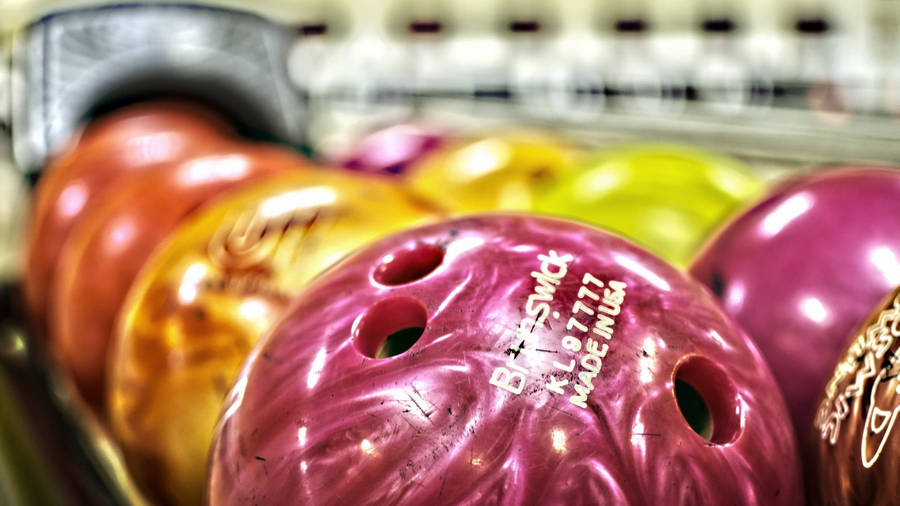 Polyester Bowling Ball Wallpaper