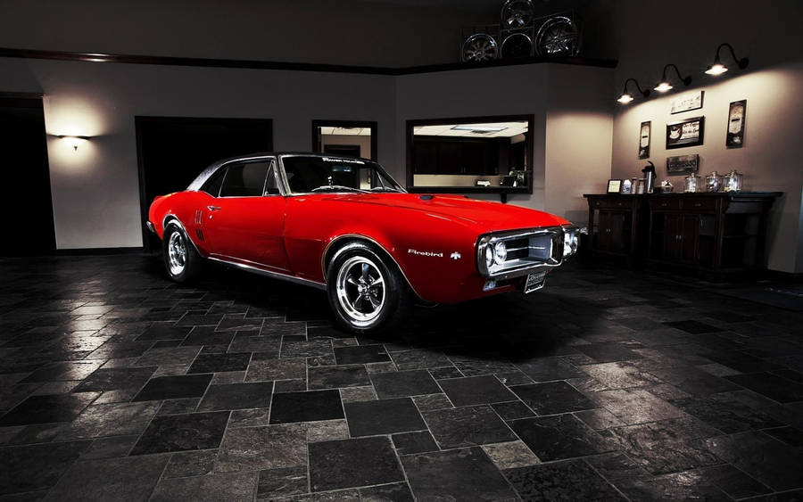 Pontiac Firebird Red 2002 Wallpaper