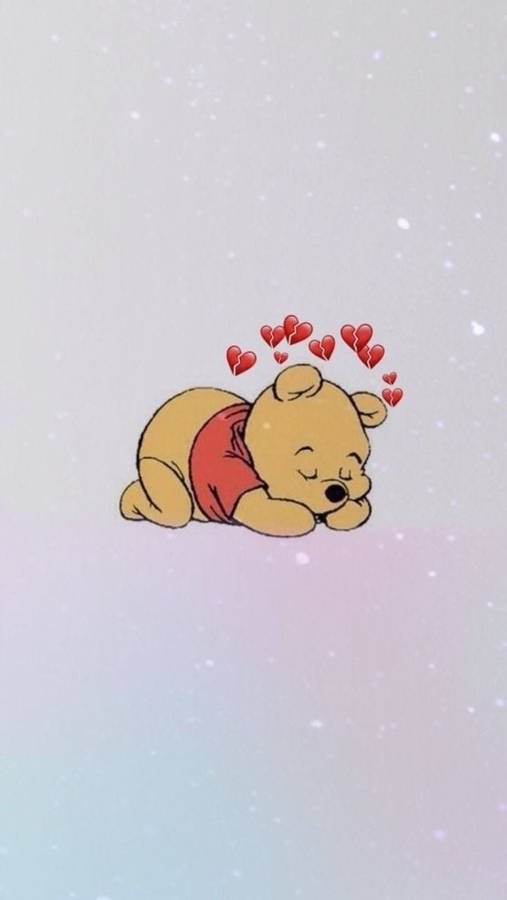 Pooh Sleeping As Instagram Pfp Wallpaper