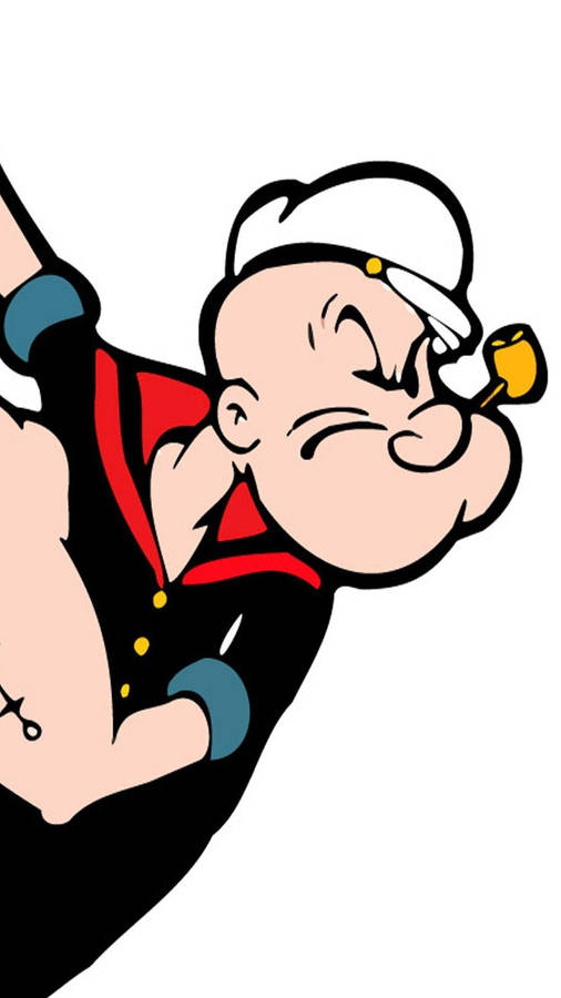 Popeye Simple Iphone X Cartoon Wallpaper