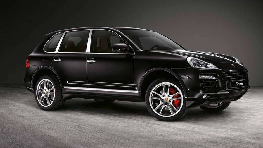 Porsche Cayenne Black Auto Wallpaper