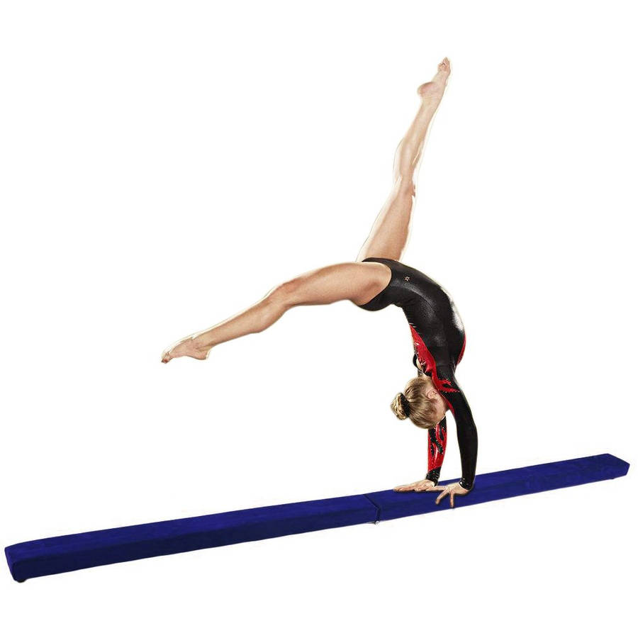 Portable Floor Balance Beam For Gymnasts Wallpaper