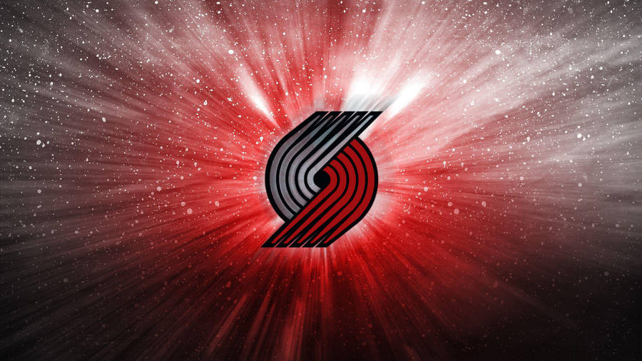 Portland Trail Blazers Lightspeed Design Wallpaper