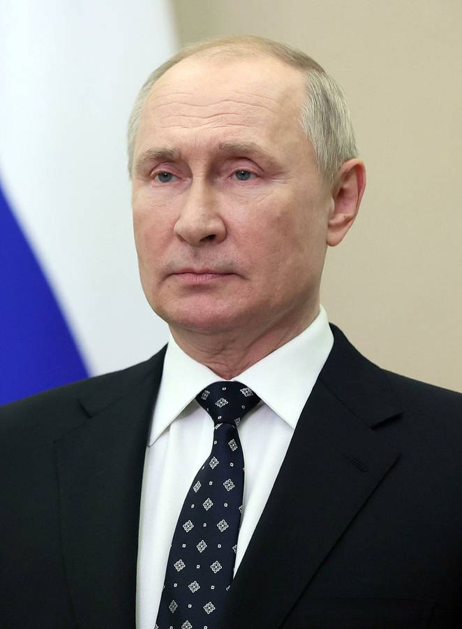 Portrait Photo Of Vladimir Putin Wallpaper