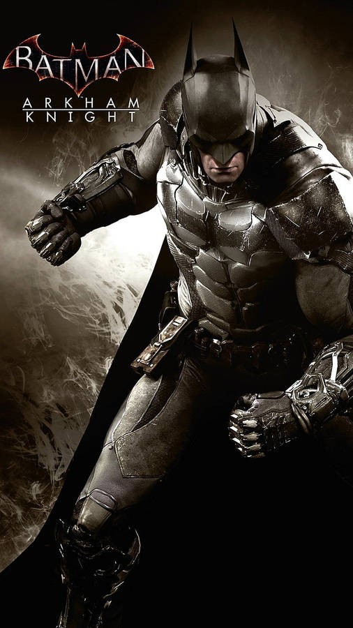 Poster Of Batman Arkham Knight Iphone Wallpaper