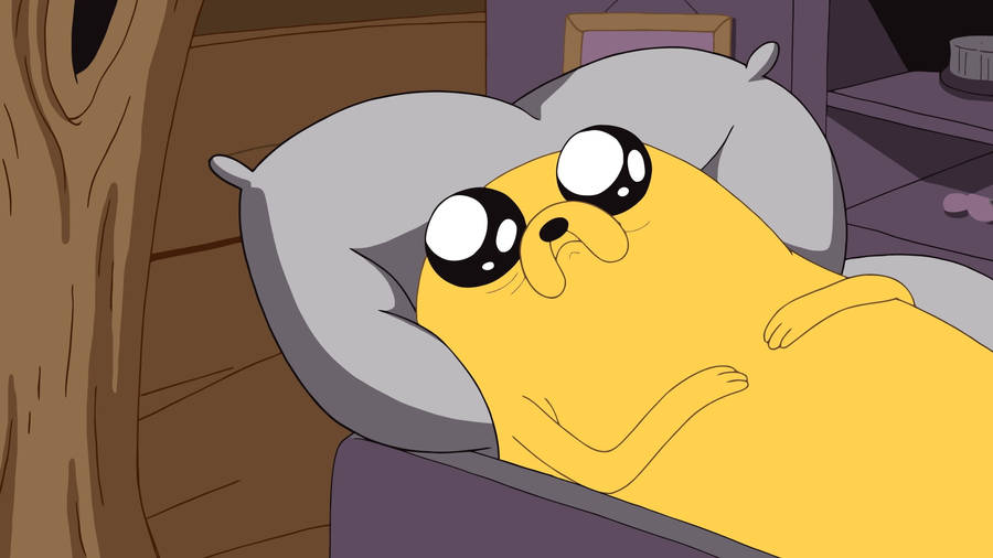 Pouting Jake Adventure Time Laptop Wallpaper