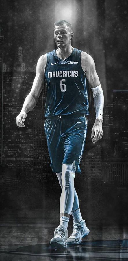 Power Forward Kristaps Porzingis Wallpaper