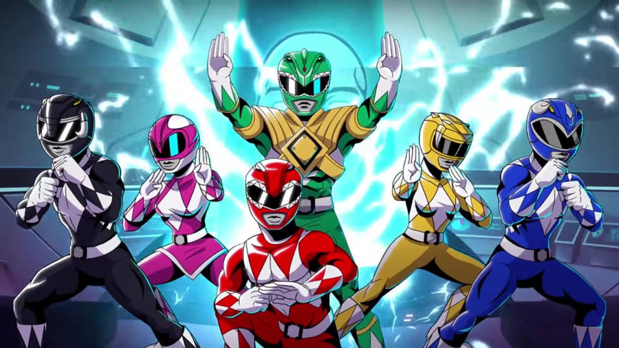 Power Rangers Cartoon Wallpaper