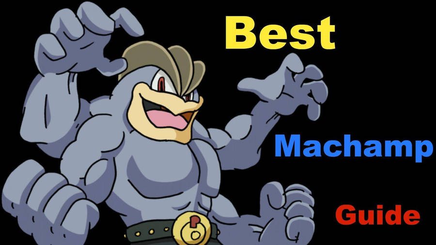 Powerful Machamp In Action Wallpaper