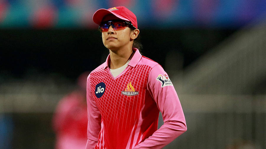 Powerful Woman Smriti Mandhana Wallpaper