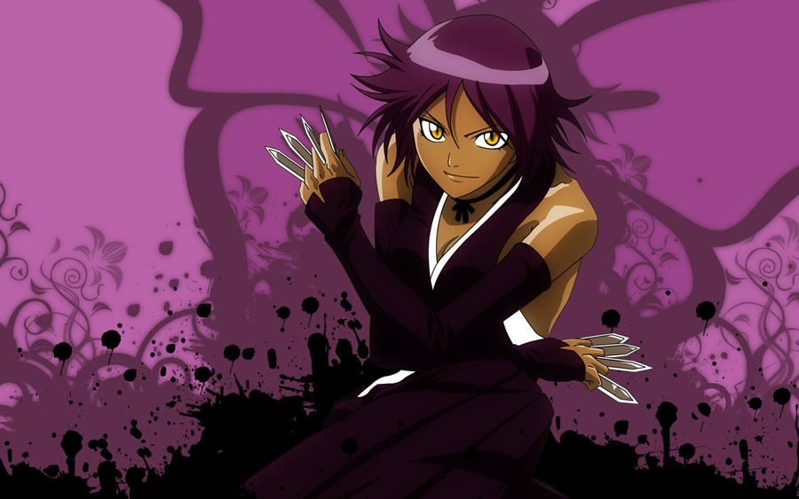 Powerful Yoruichi Shihouin Wallpaper