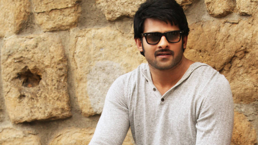 Prabhas Hd Gray Shirt Wallpaper