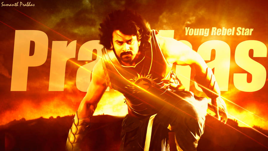 Prabhas Young Rebel Star Wallpaper