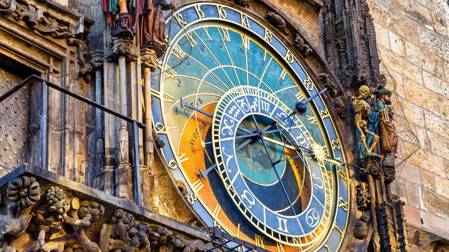 Prague Astronomical Clock Wallpaper