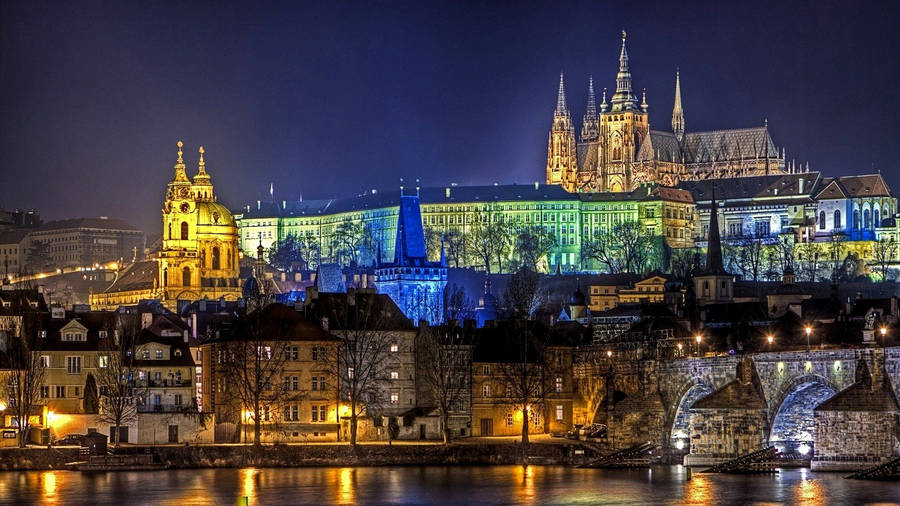 Prague Europe Castle Photograph Wallpaper