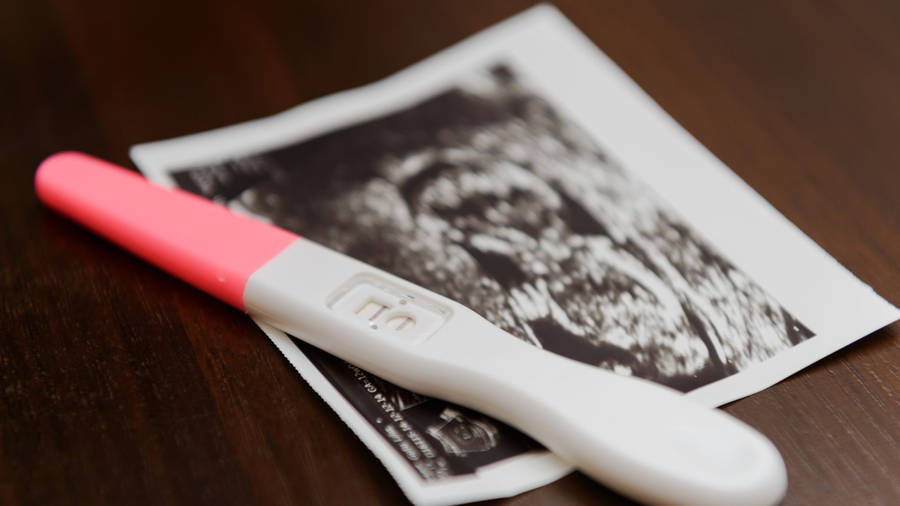 Pregnancy Test Red Lines Wallpaper