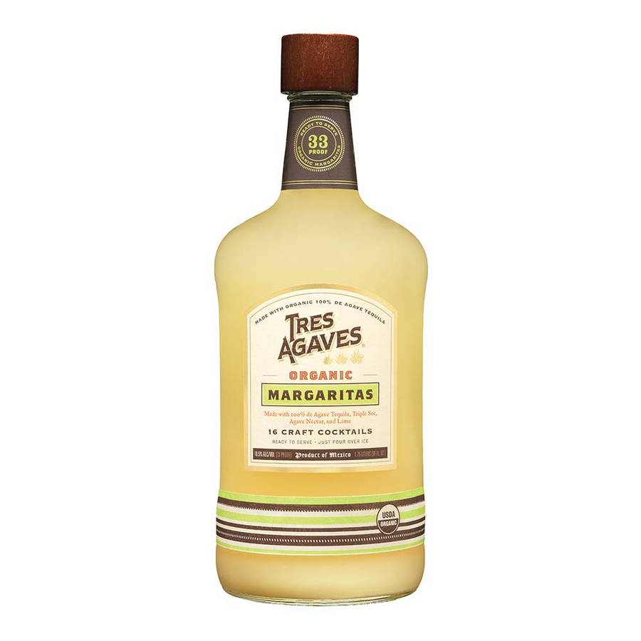 Premium Tres Agaves Organic Margarita In A Glass Wallpaper