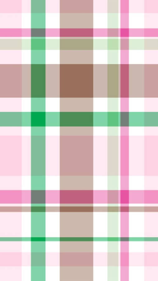 Preppy Plaid Pattern Wallpaper