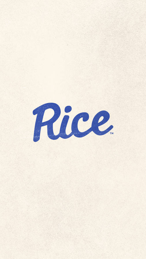 Prestigious Rice University Logo Wallpaper