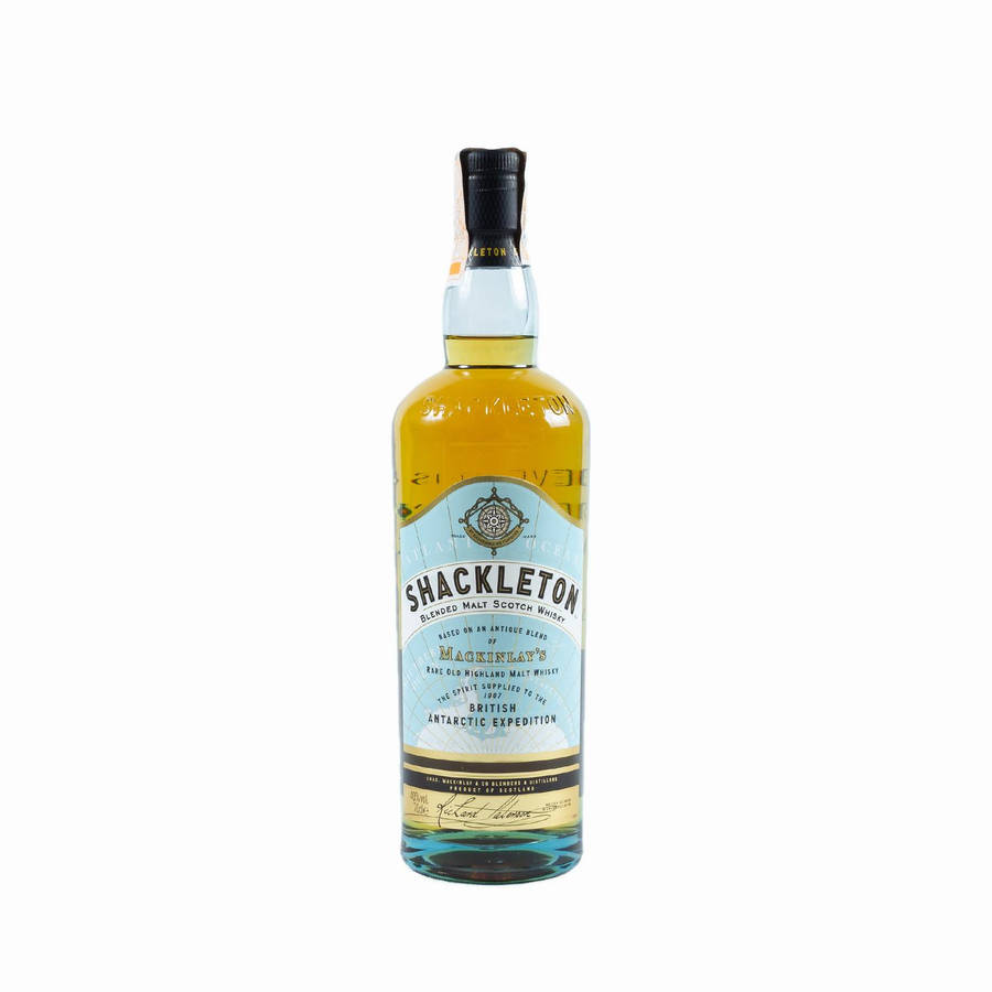 Prestigious Shackleton Whiskey Under Spotlight Wallpaper