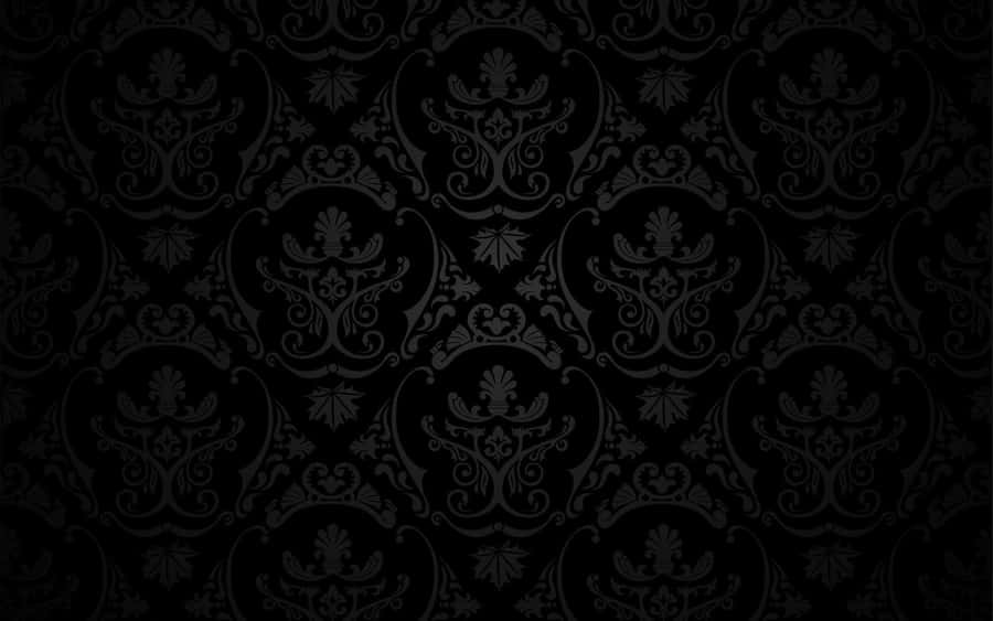 Pretty Black Intricate Patterns Wallpaper