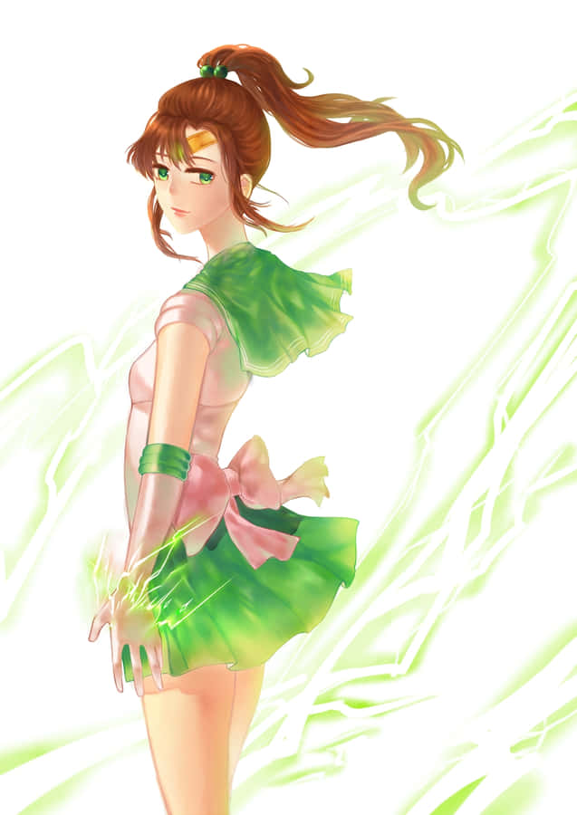 Pretty Guardian: Sailor Jupiter, Ready To Defend! Wallpaper