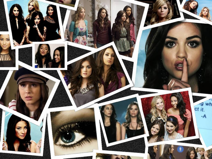 Pretty Little Liars Photo Stills Collage Wallpaper