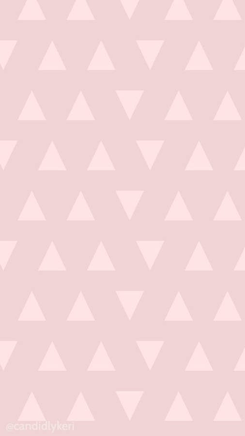 Pretty Pink Triangles Wallpaper