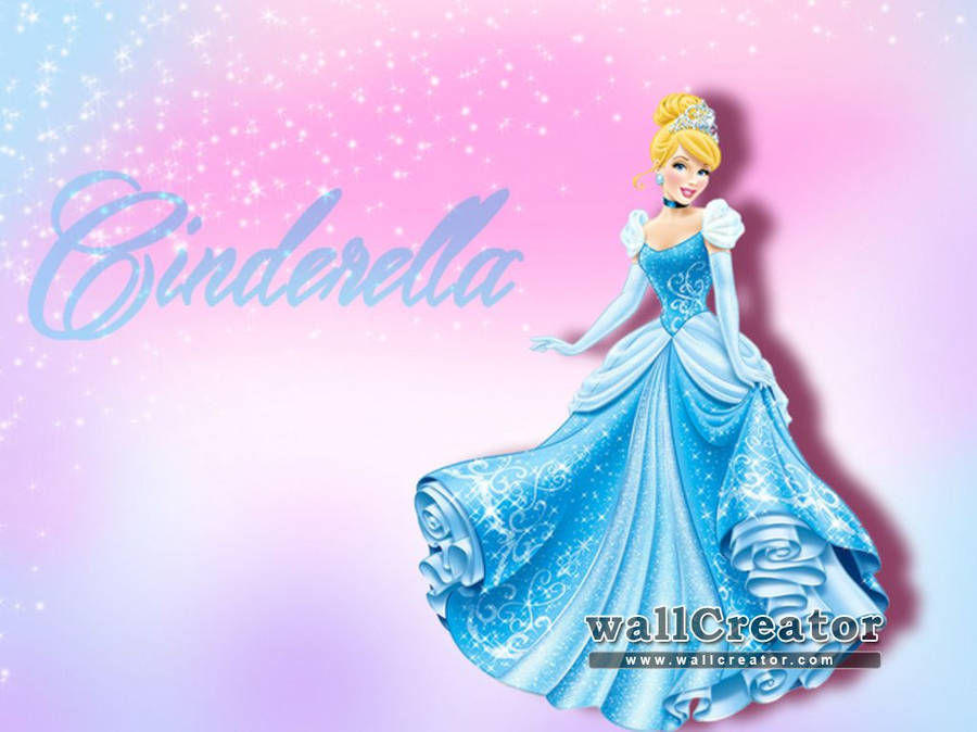 Pretty Princess Cinderella Background Wallpaper