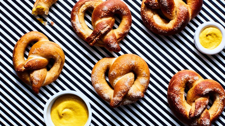 Pretzels And Mustard Wallpaper