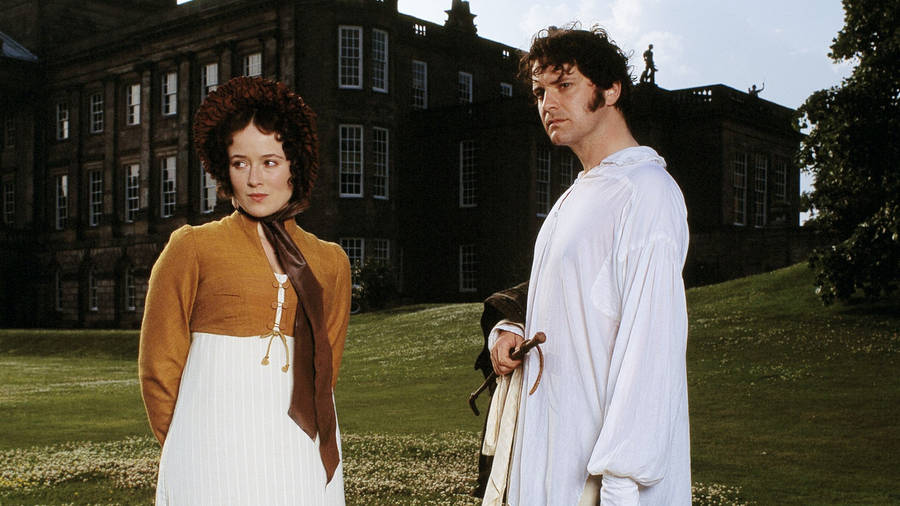 Pride And Prejudice 1995 Darcy And Elizabeth Wallpaper