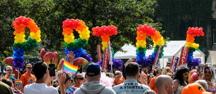 Pride Parade Celebration Wallpaper