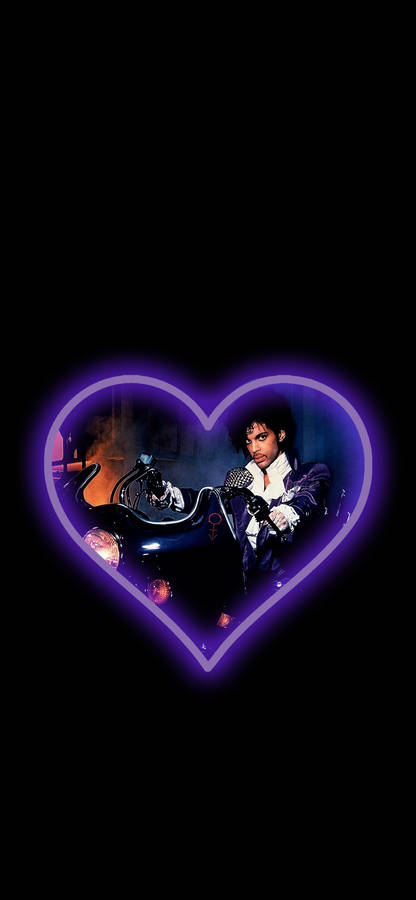 Prince Purple Heart Art Wallpaper