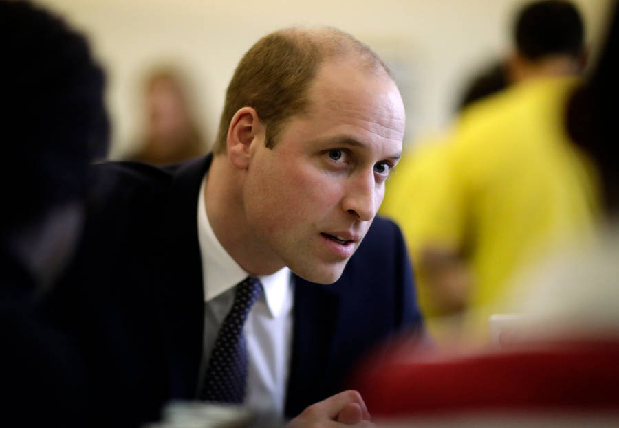 Prince William Engages Sincerely In A Conversation Wallpaper