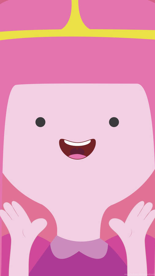 Princess Bubblegum Cute Face Wallpaper