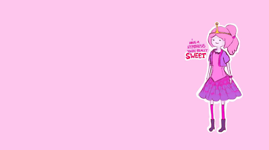 Princess Bubblegum Pastel Pink Wallpaper