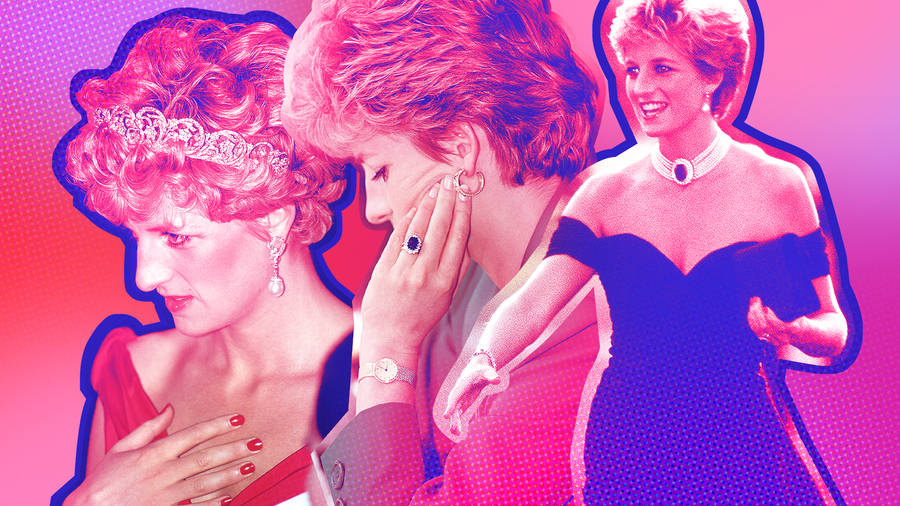 Princess Diana Pink Aesthetic Wallpaper