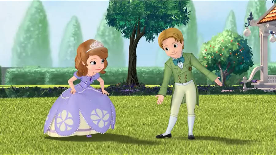 Princess Sofia With Prince James Wallpaper