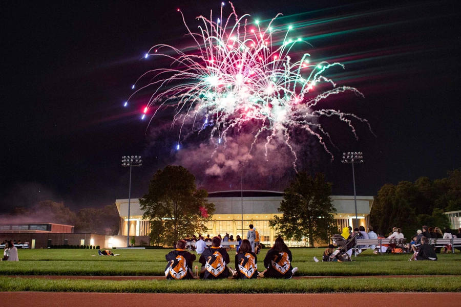 Princeton University Firework Display Wallpaper