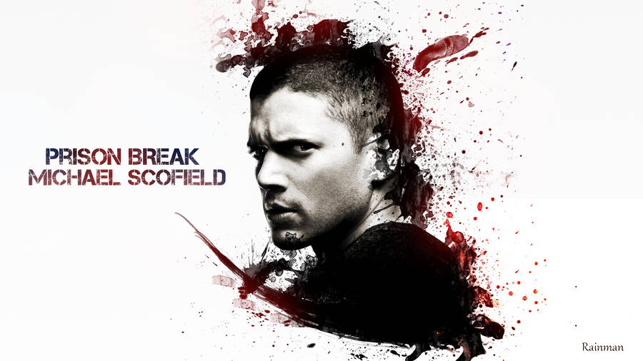 Prison Break Michael Scofield Digital Artwork Wallpaper