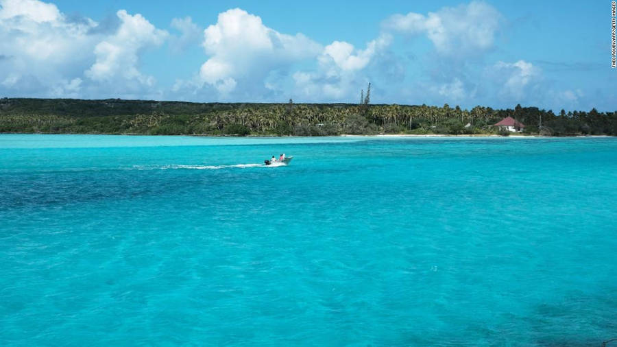 Pristine Waters Of Tuvalu Wallpaper