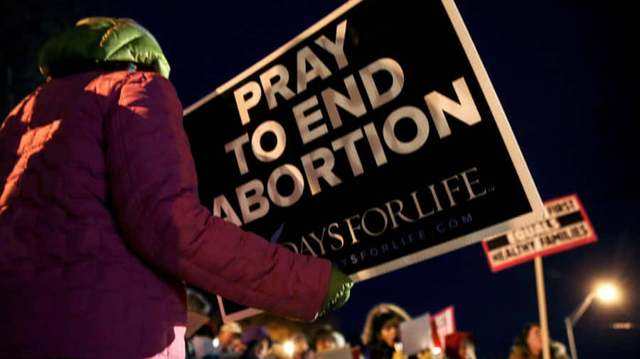 Pro-life Activism: A Stand Against Abortion Wallpaper