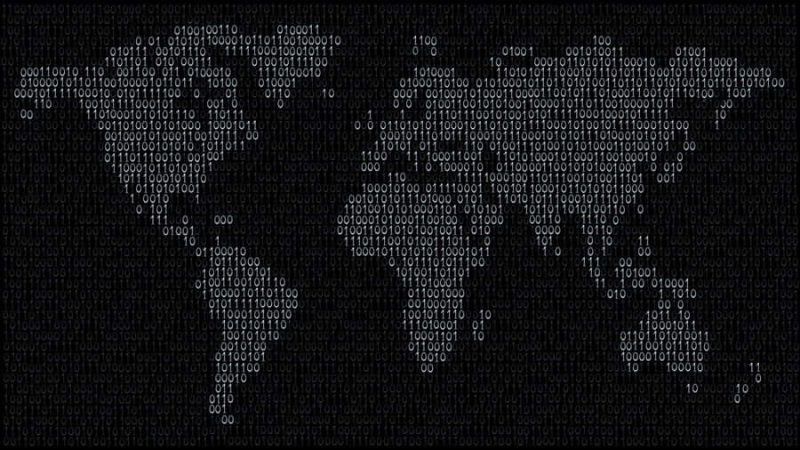 Programming Hd Binary Code Map Wallpaper